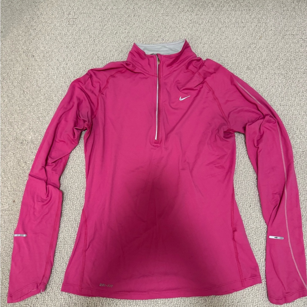 Nike Pink Long Sleeve Athletic Top